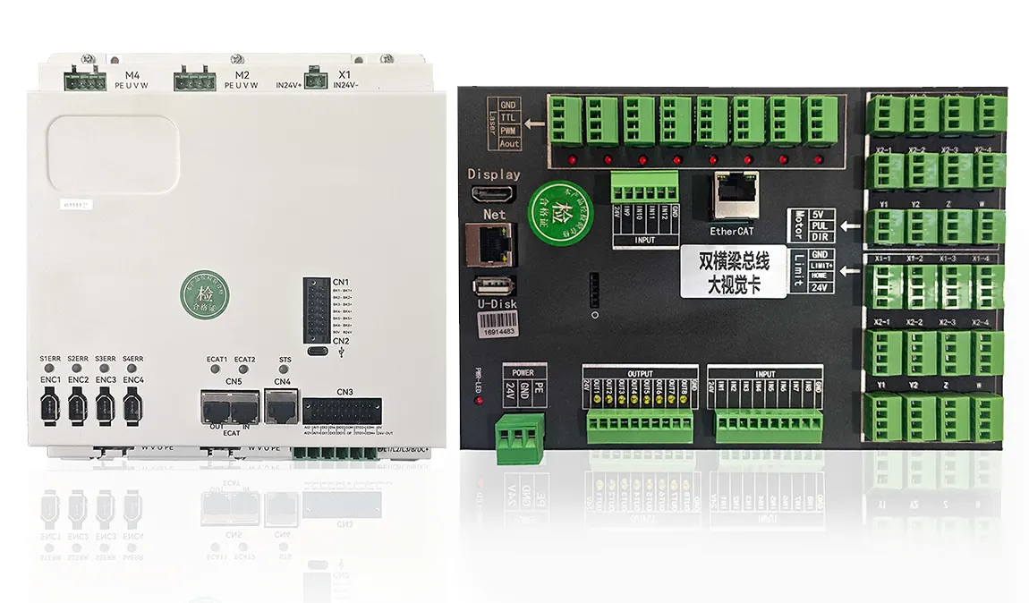 ZJE716-130 Ethercat Laser Control System For Galvanometer Dual Flight Engraving