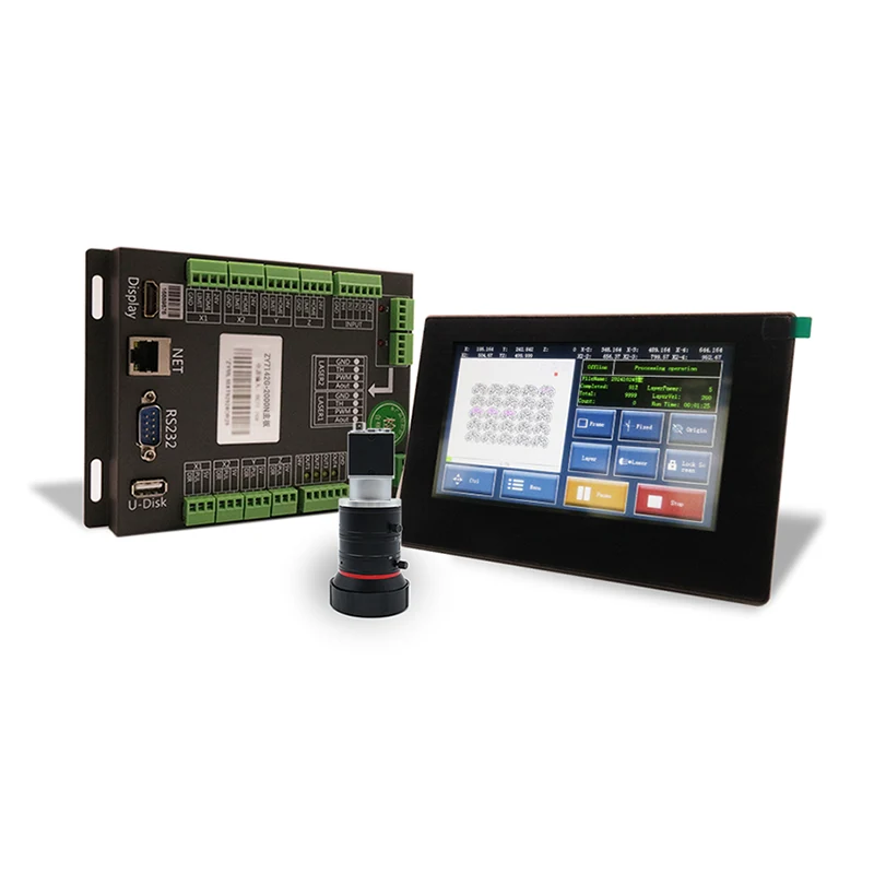 ZY7142G-2000 Panoramic Vision Laser Control System per l'abbigliamento