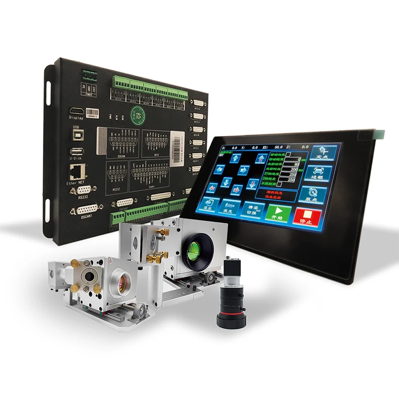 ZJS716-2000 Galvanometro Dual Flight Vision Laser Control Board per tessile
