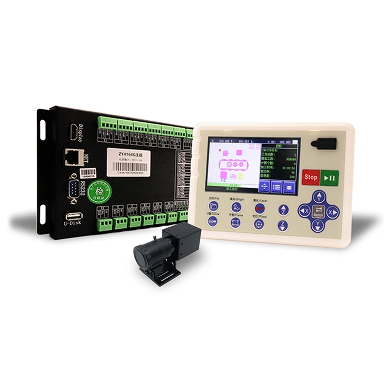 ZY4164G-130 Posizionamento visivo Sistema di controllo del taglio laser per incisione del tessuto CCD