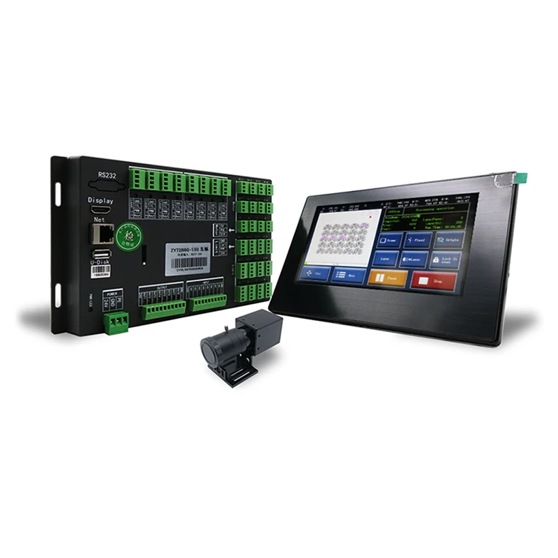 ZY72B8G-130 Posizionamento visivo Sistema di controllo del taglio laser per taglio in pelle